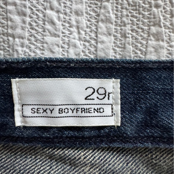 GAP 1969 Sexy Boyfriend Patchwork Straight leg size 29 - Picture 6 of 8